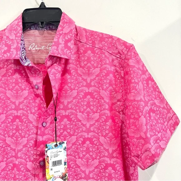FINAL PRICE Robert Graham Bayview Classic Fit Short Sleeve Shirt - Picture 3 of 10